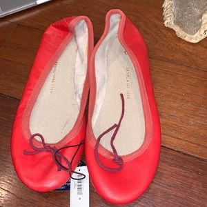 Gap orange ballet flats